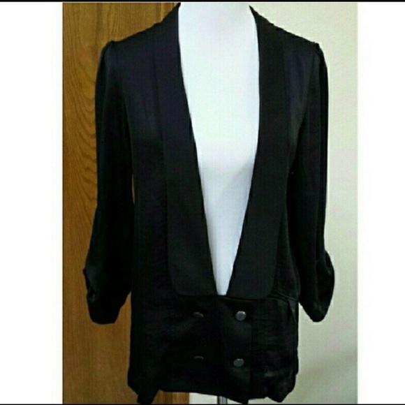 BCBGeneration Jackets & Blazers - BCBGeneration Long Black Lightweight Jacket